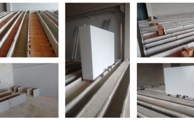 Acequias 35x35x100 cm: elevación y evacuación cuadros electricos