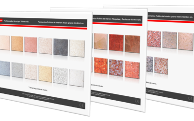 Terrazos Pulidos de interior: micro grano, grano medio y plaqueta