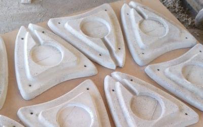 Contrapesos de hormigón a medida para muebles