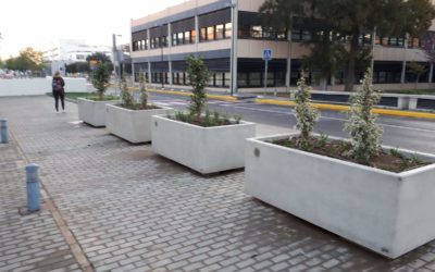 Mobiliario urbano de hormigón